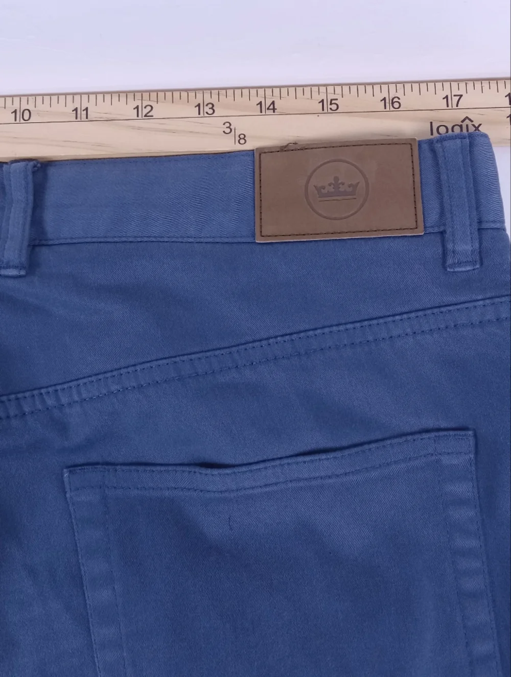 Peter Millar Signature Sateen Five-Pocket Pants Mens Size 34x32 Blue